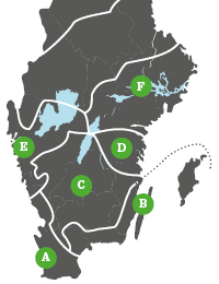 Karta odlingsområden